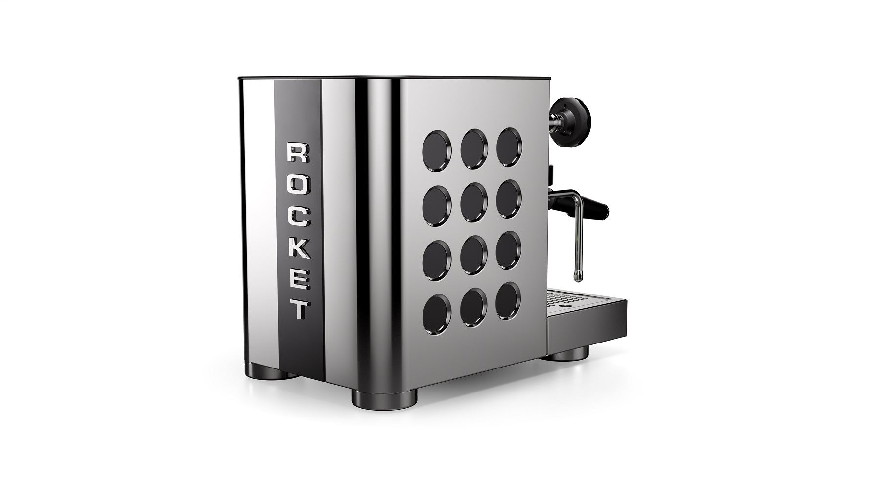 Rocket Espresso Appartamento TCA teräs ja musta - Image 3